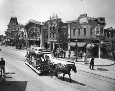 Fig 11 Disneyland Main Street 1955 
"Memories of Upjohn in Disneyland"